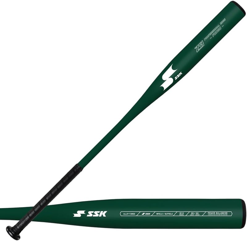 SSK Z9 Professional Edge Coaches Metal Fungo Bat - 35" 22oz Ultra-Lightweight Aluminum Fungo Bat MF150 - Image 1